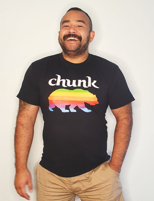 Chunk Tee | Large Chunk Logo Centred | AS Colour Staple T Shirt