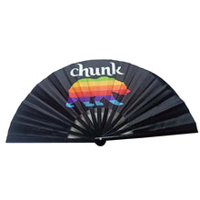 Load image into Gallery viewer, SPECIAL Chunk Logo Fan | High Quality Bamboo | Back In Stock!
