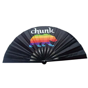 SPECIAL Chunk Logo Fan | High Quality Bamboo | Back In Stock!