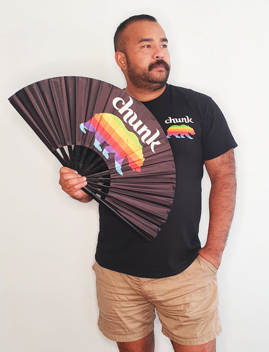 SPECIAL Chunk Logo Fan | High Quality Bamboo | Back In Stock!