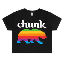 Load image into Gallery viewer, Chunk Crop Tee | Full Chunk Logo | AS Colour