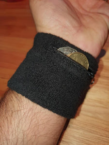 Trip Sweat/Wristbands with Zip Pocket