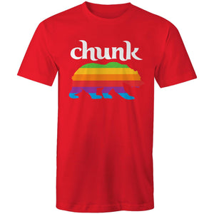 Chunk Tee | Large Chunk Logo Centred | AS Colour Staple T Shirt